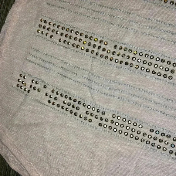 Womens Light Pink Apt. 9 Jewel Tee - M - Picture 4 of 7